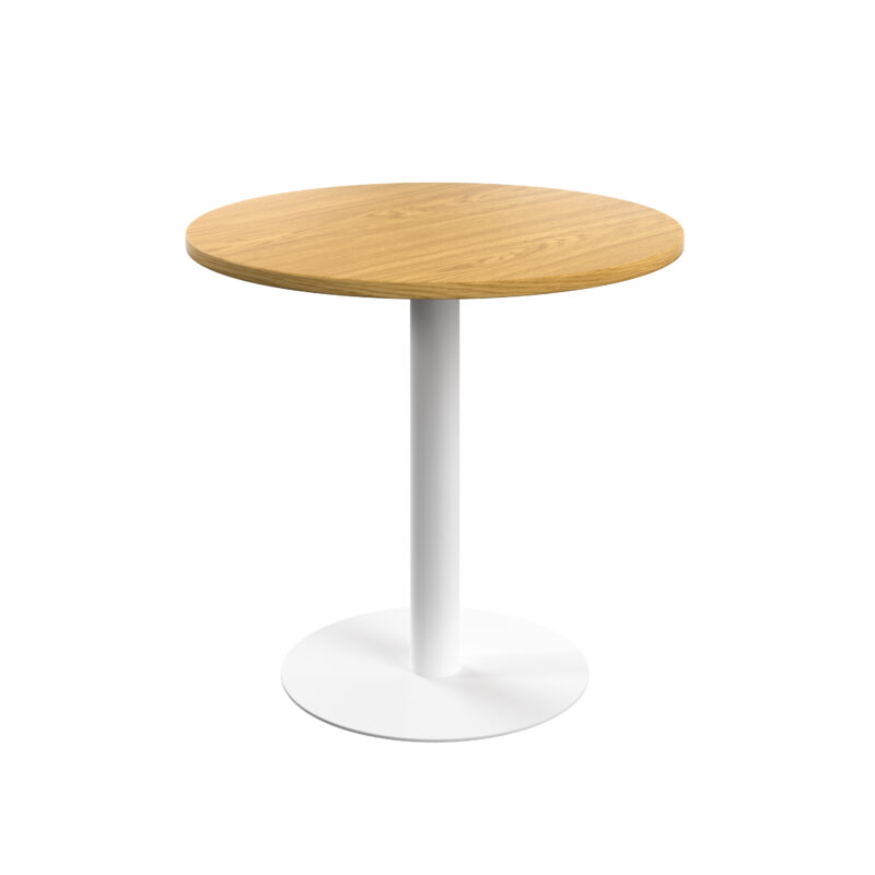 Contract Table Mid | 800mm | Nova Oak/White