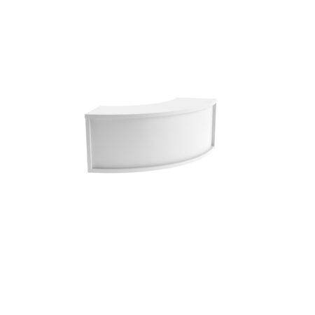 Reception Modular Corner Hutch Unit | White