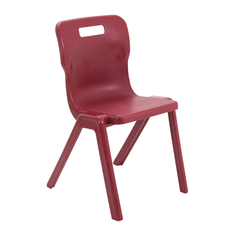 Titan One Piece Chair | Size 6 | Burgundy