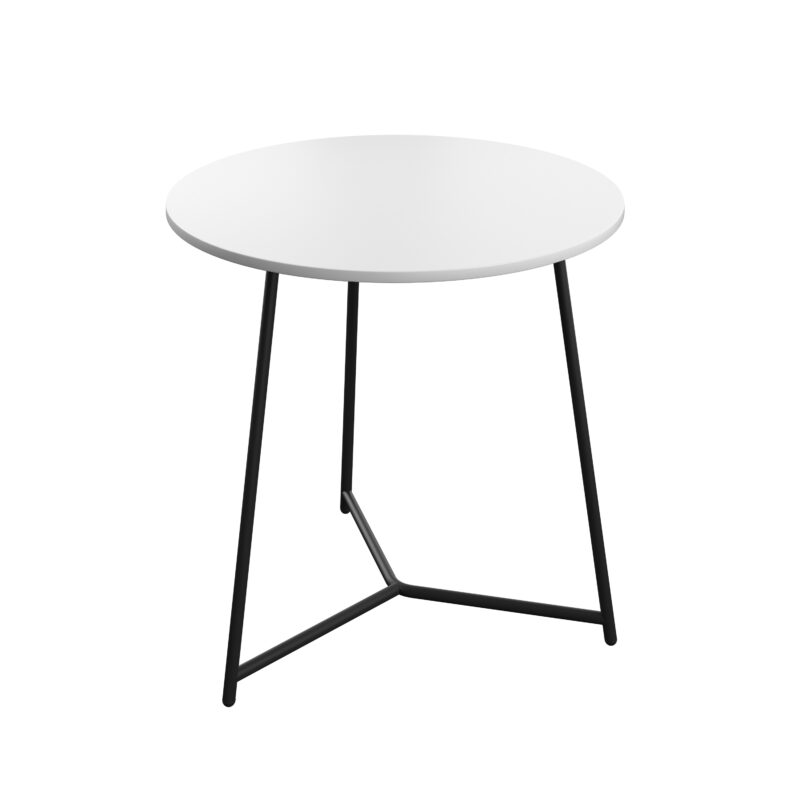 Trinity Table Mid | 800mm | White/Black