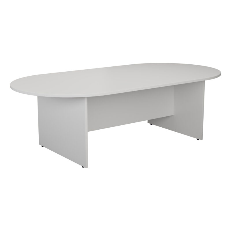 D-End Meeting Table | 1800mm | White