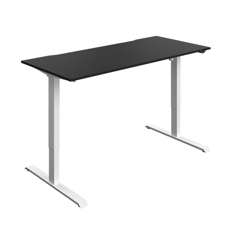 Okoform Heated Dual Motor Height Adjustable Desk | 1800X800 | Black/White