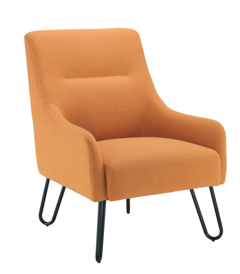 Pearl Reception Chair | Mustard