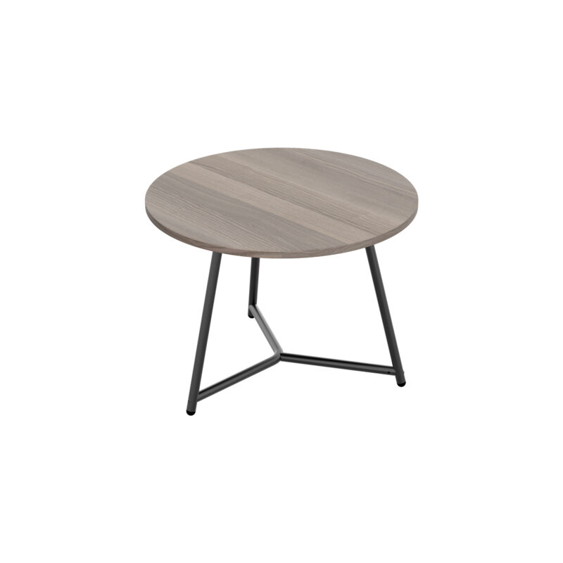 Trinity Table Low | 600mm | Grey Oak/Black