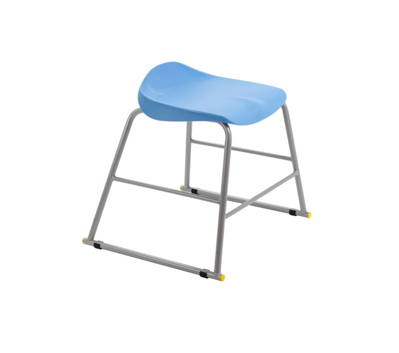 Titan Stool | Size 3 | Grey Frame | Sky Blue