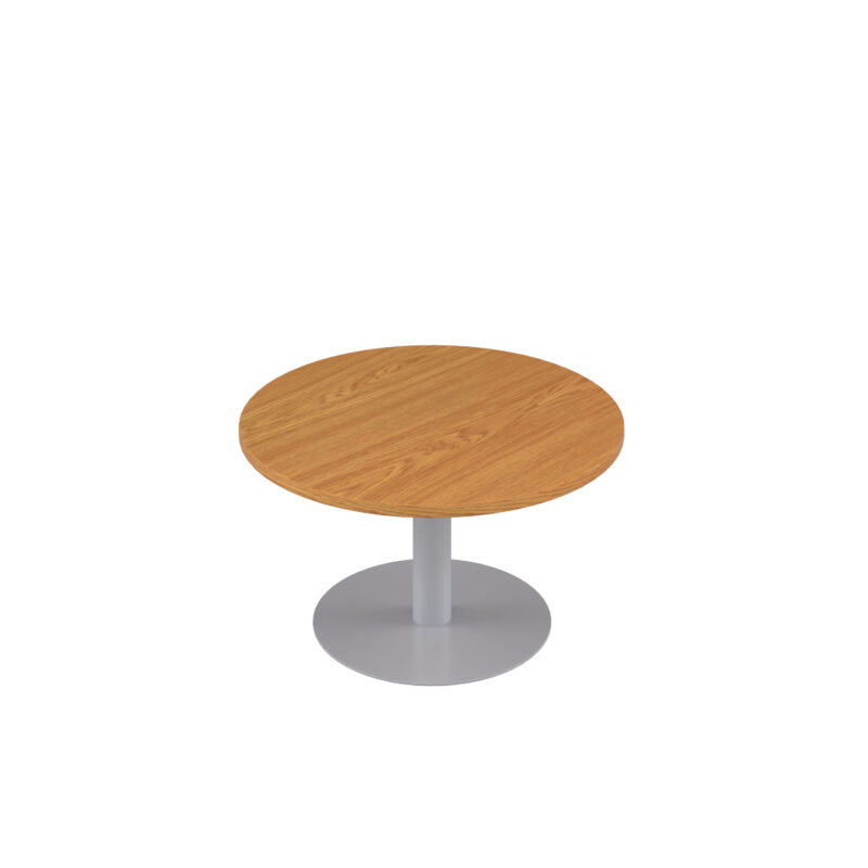 Contract Table Low | 600mm | Nova Oak/Silver