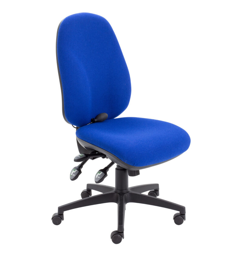 Maxi Ergo Chair With Lumbar Pump | Royal Blue