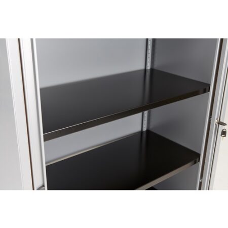 Bisley Essentials Basic Shelf With Under Shelf A4 Filing | Black