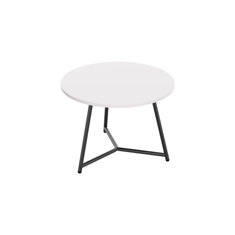 Trinity Table Low | 600mm | White/Black