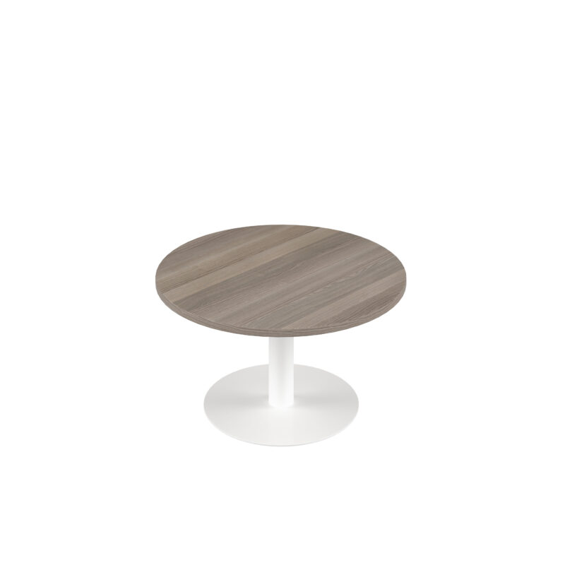 Contract Table Low | 600mm | Grey Oak/White