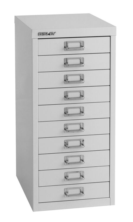 Bisley 10 Drawer Home 29 Series Steel Multi-Drawer | Goose Grey