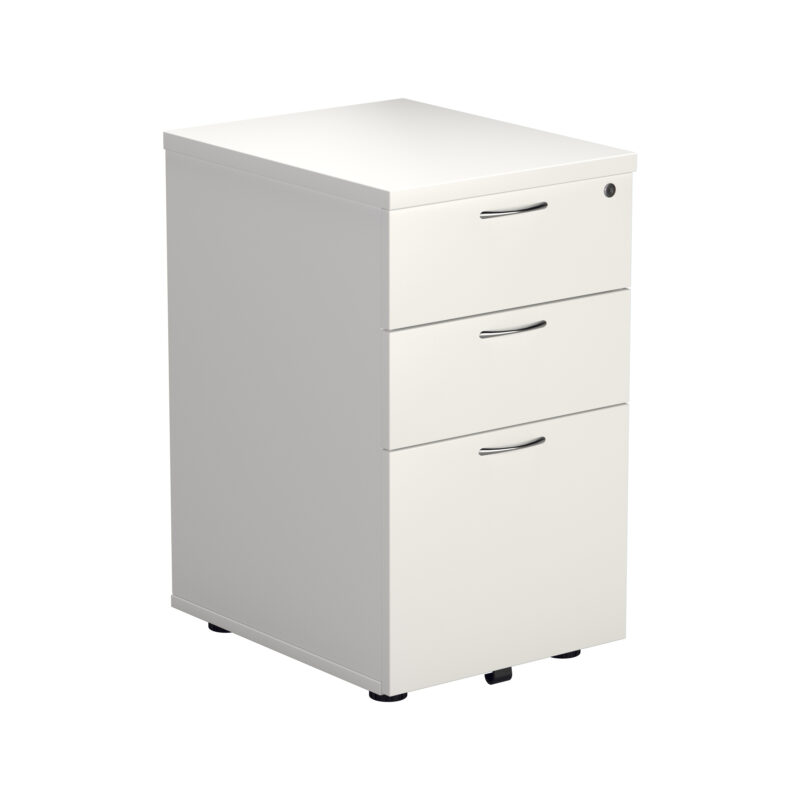 Under Desk Pedestal 3 Drawer | White