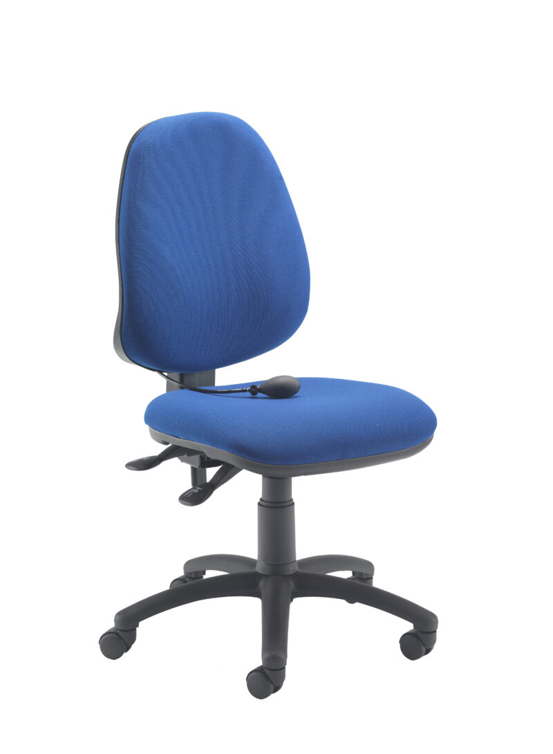 Calypso Ergo 2 Lever Office Chair With Lumbar Pump | Royal Blue