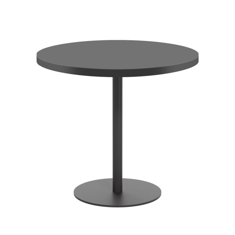 Contract Table Mid | 800mm | Black/Black