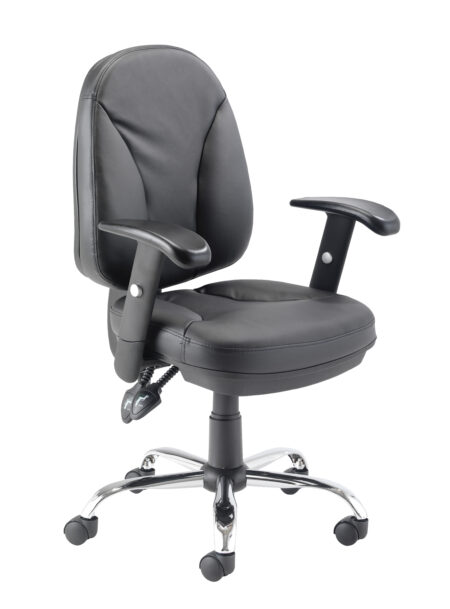 Puma Office Chair | Black PU