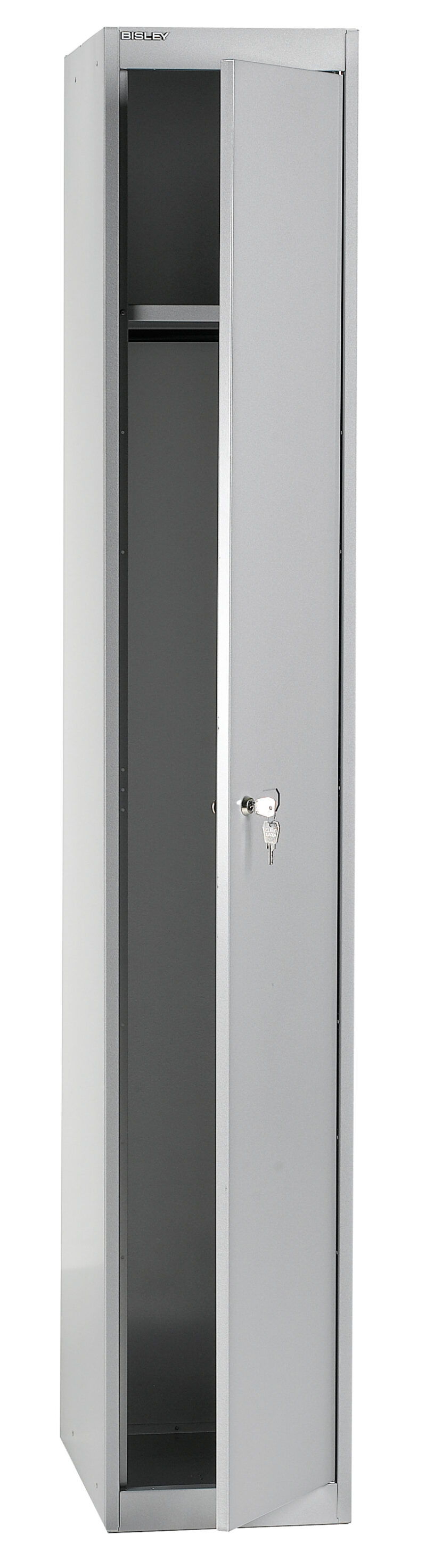 Bisley 1 Door Wardrobe Locker | 45.7 | Goose Grey