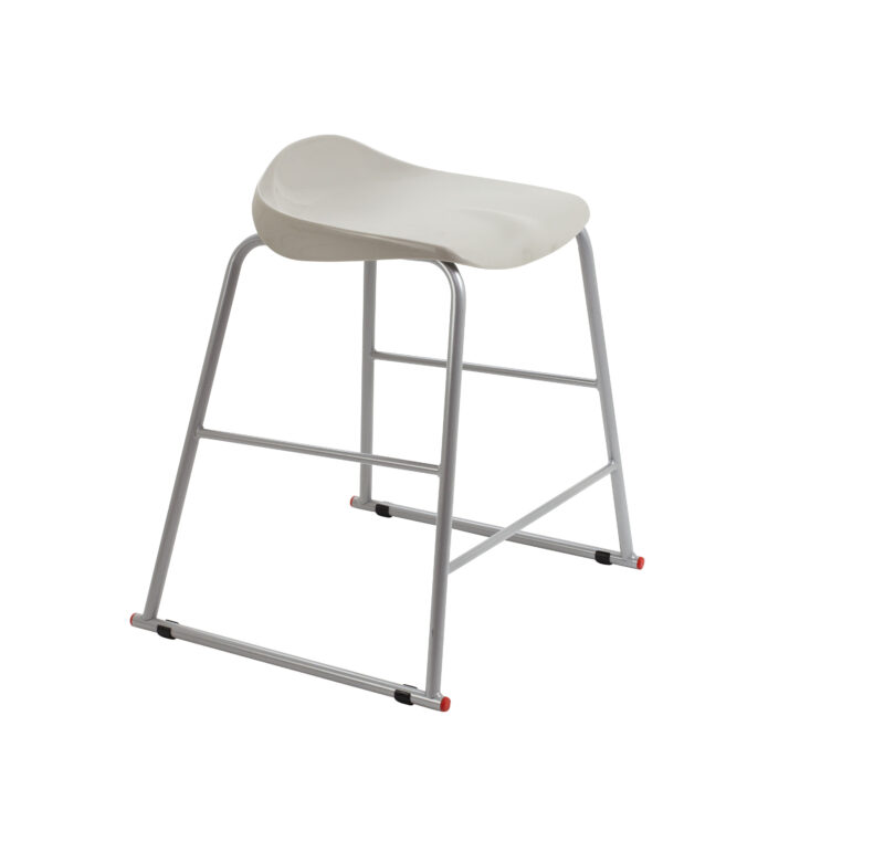 Titan Stool | Size 4 | Grey Frame | Grey